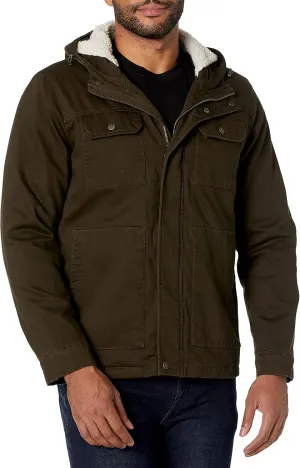 Levi's Men's Legacy Washed Cotton Hooded Military Jacket