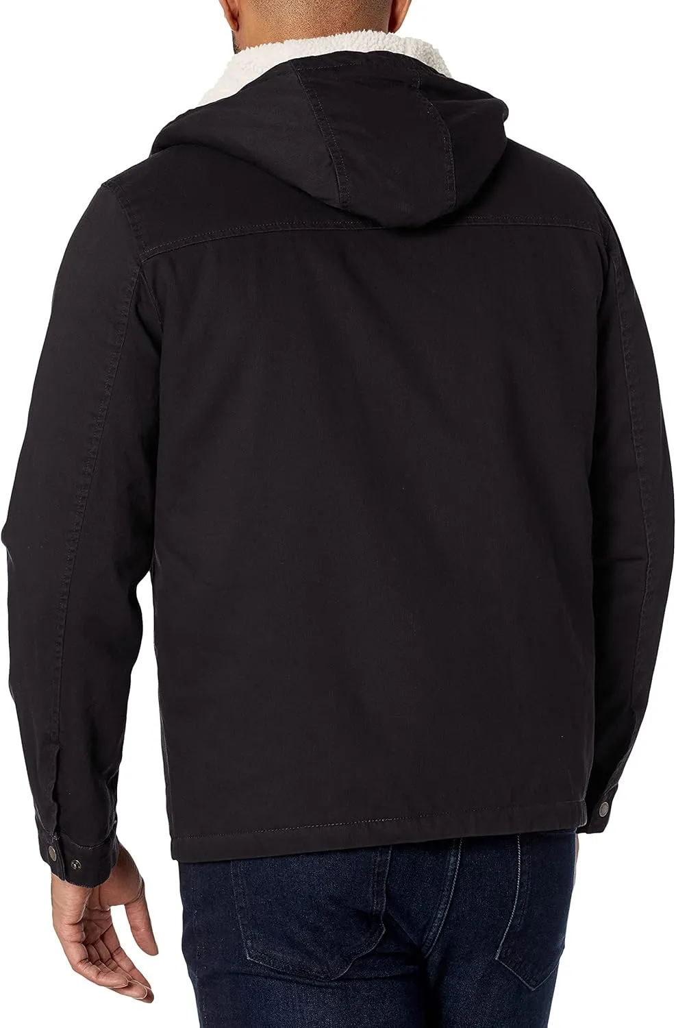 Levi's Men's Legacy Washed Cotton Hooded Military Jacket
