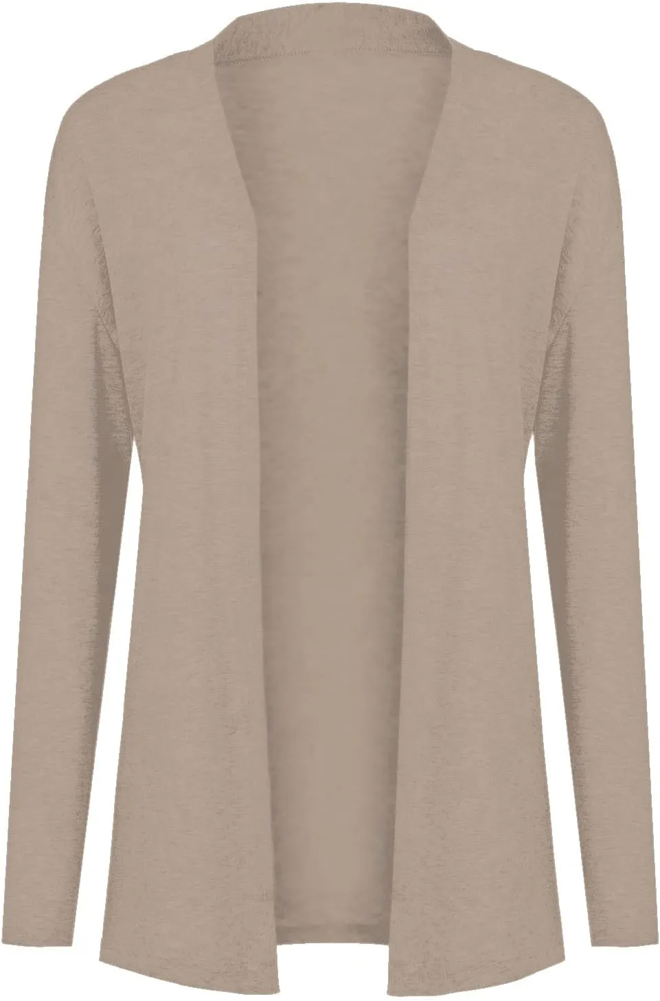 Long Sleeve Cardigan for Women Trendy Open Front Kimono Sweatshrits with Pockets Elastic Loose Fit Tunic Shirts