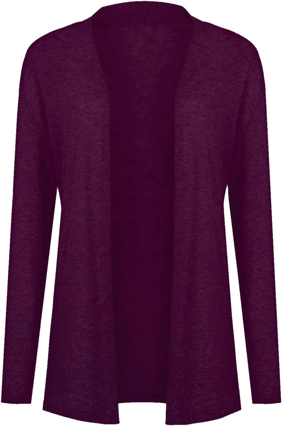 Long Sleeve Cardigan for Women Trendy Open Front Kimono Sweatshrits with Pockets Elastic Loose Fit Tunic Shirts