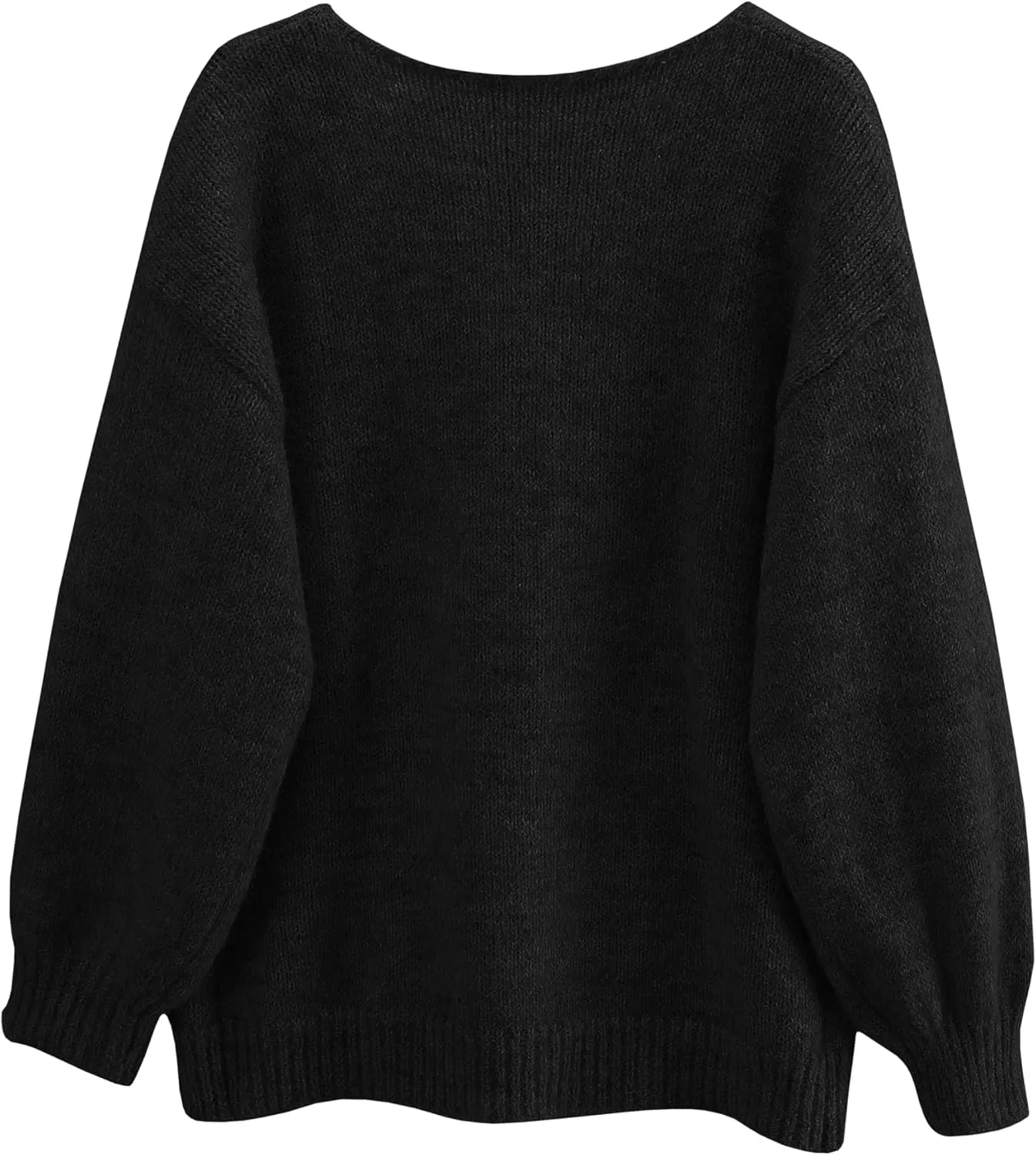 Lumister Cute Oversized Cardigan Sweaters for Women Y2K Long Sleeve V Neck Bow Tie Front Cadigan Knitwears Bow Tops
