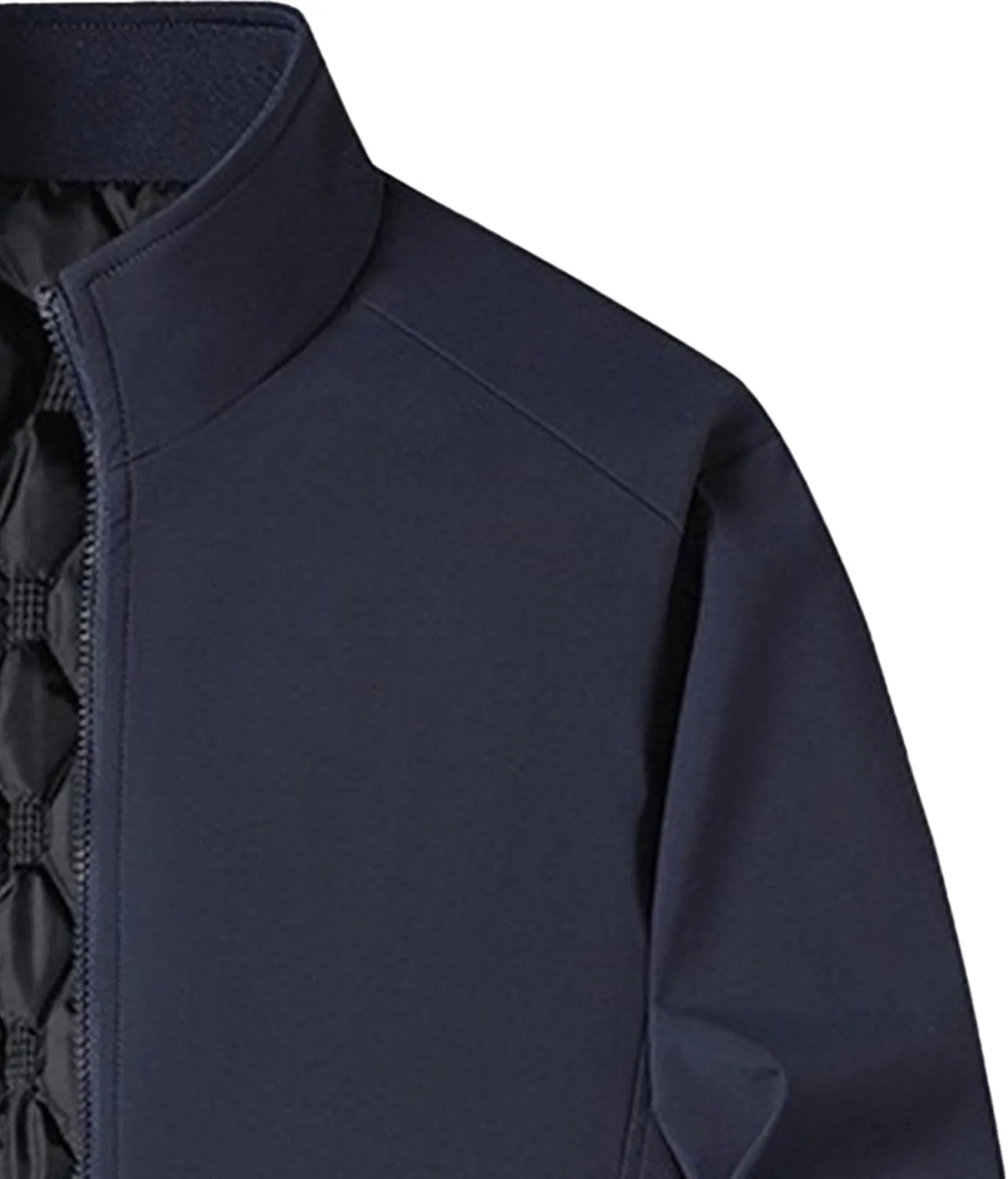 Maiyifu-GJ Men's Fall Winter Down Coat Lightweight Warm Thicken Puffer Jacket Windproof Quilted Padded Jackets Outerwear