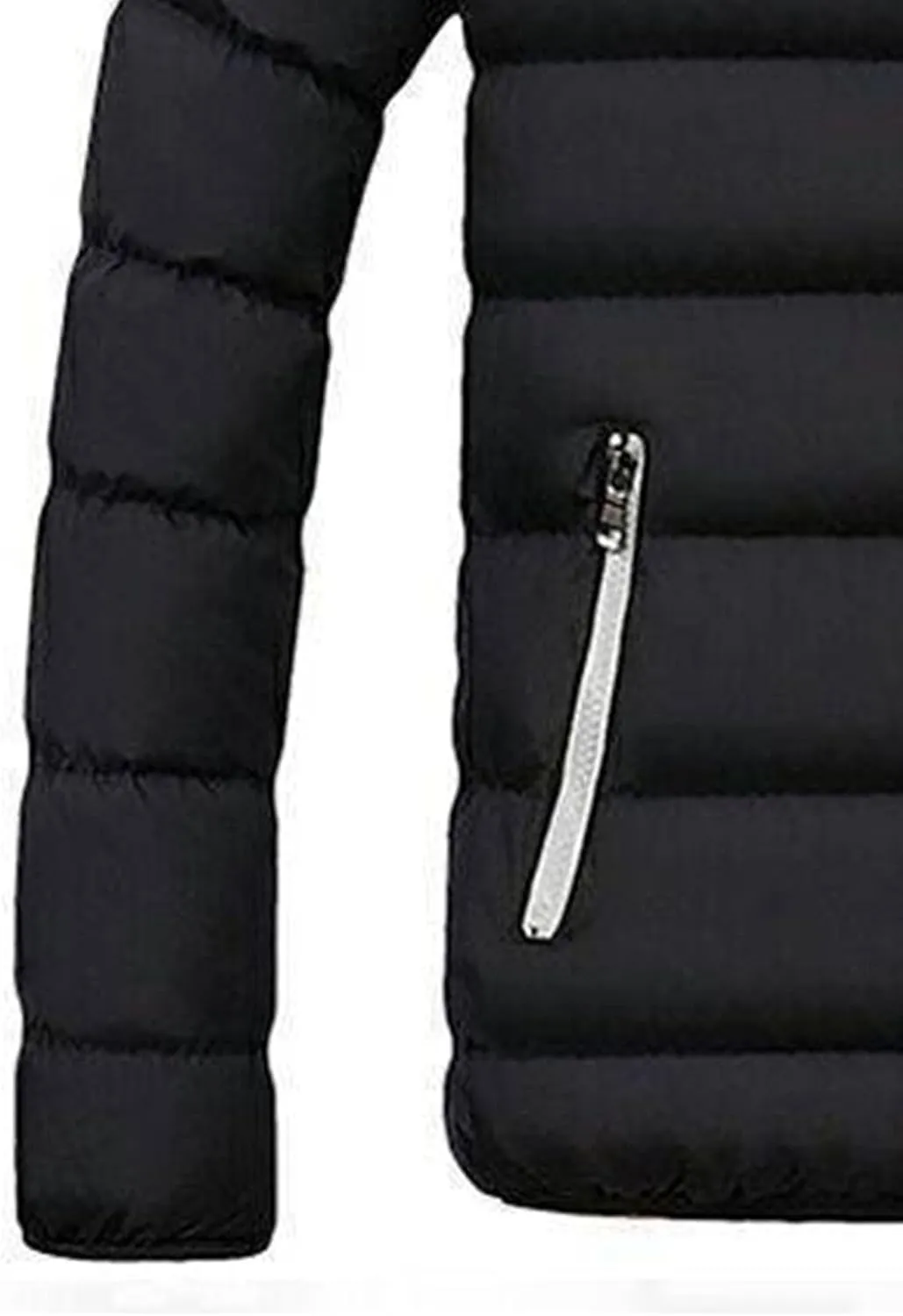 Maiyifu-GJ Men's Quilted Puffer Jacket Winter Warm Lightweight Down Coat Windproof Thicken Padded Coats Outerwear