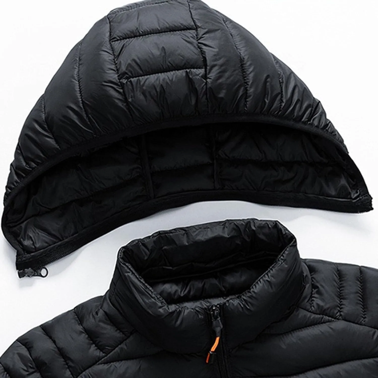 Maiyifu-GJ Men's Winter Puffer Jacket Thicken Quilted Padded Coat Windbreaker Lightweight Warm Windproof Down Jackets