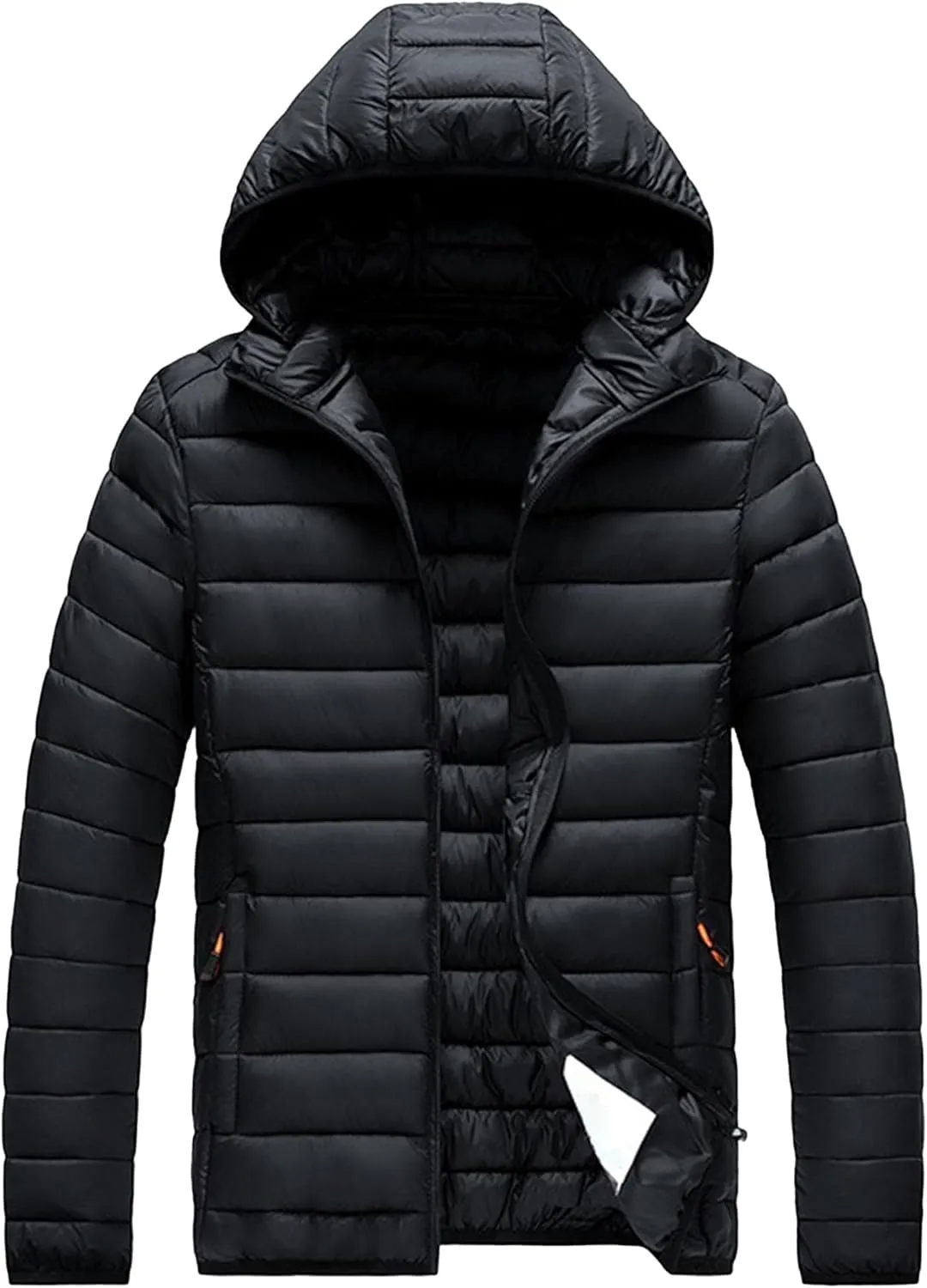 Maiyifu-GJ Men's Winter Puffer Jacket Thicken Quilted Padded Coat Windbreaker Lightweight Warm Windproof Down Jackets
