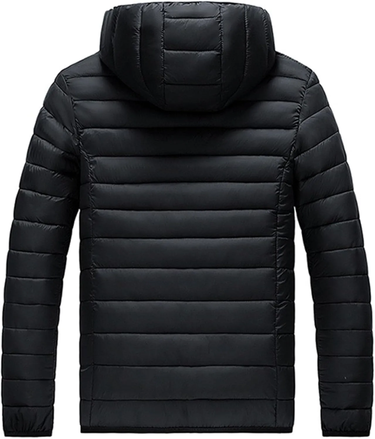 Maiyifu-GJ Men's Winter Puffer Jacket Thicken Quilted Padded Coat Windbreaker Lightweight Warm Windproof Down Jackets