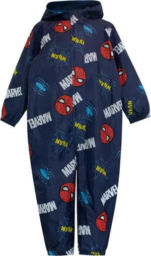 Marvel Rain Suit | Spiderman Kids Rain Gear | Boys' Overalls