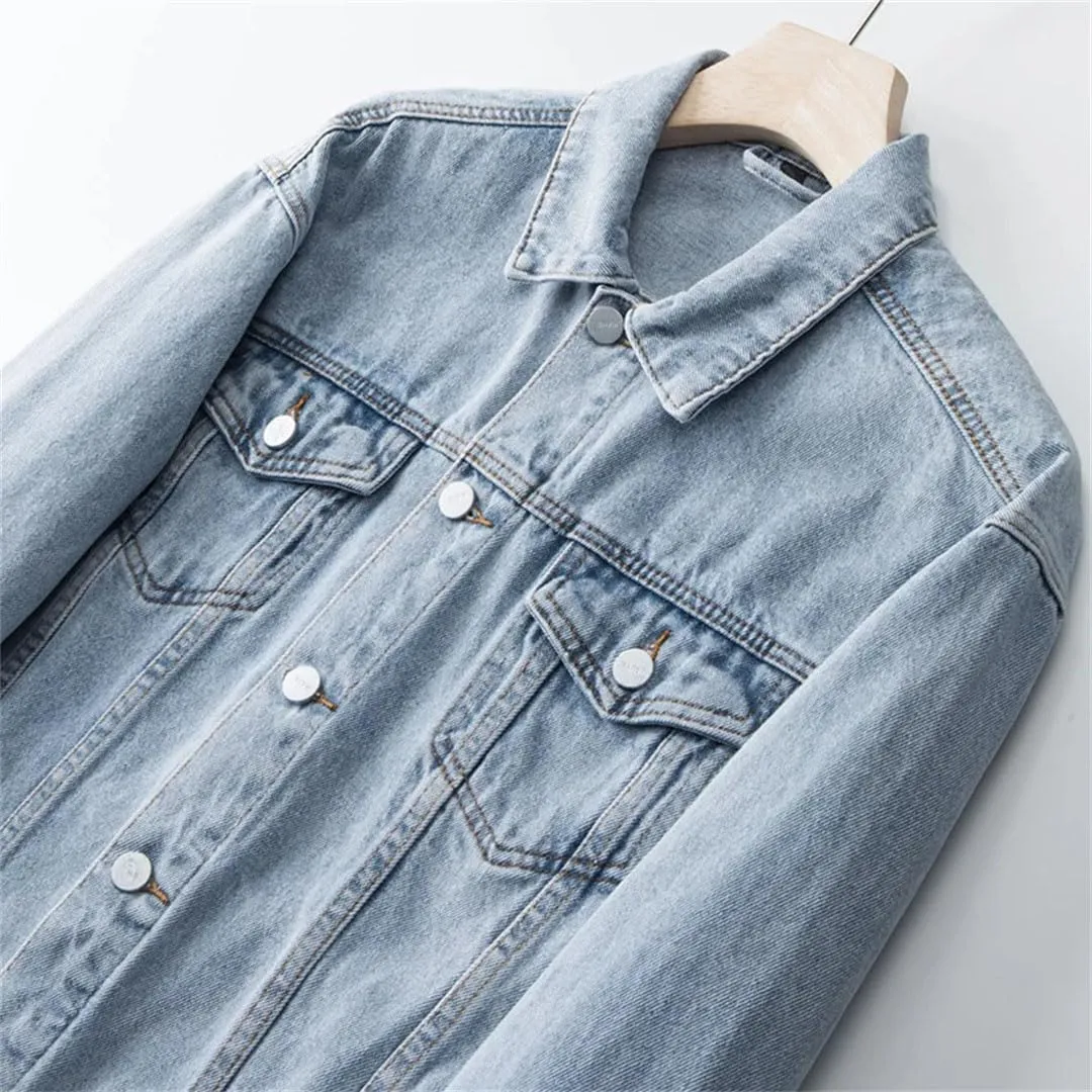 Men Jean Jackets Outerwear Warm Denim Jacket Coat