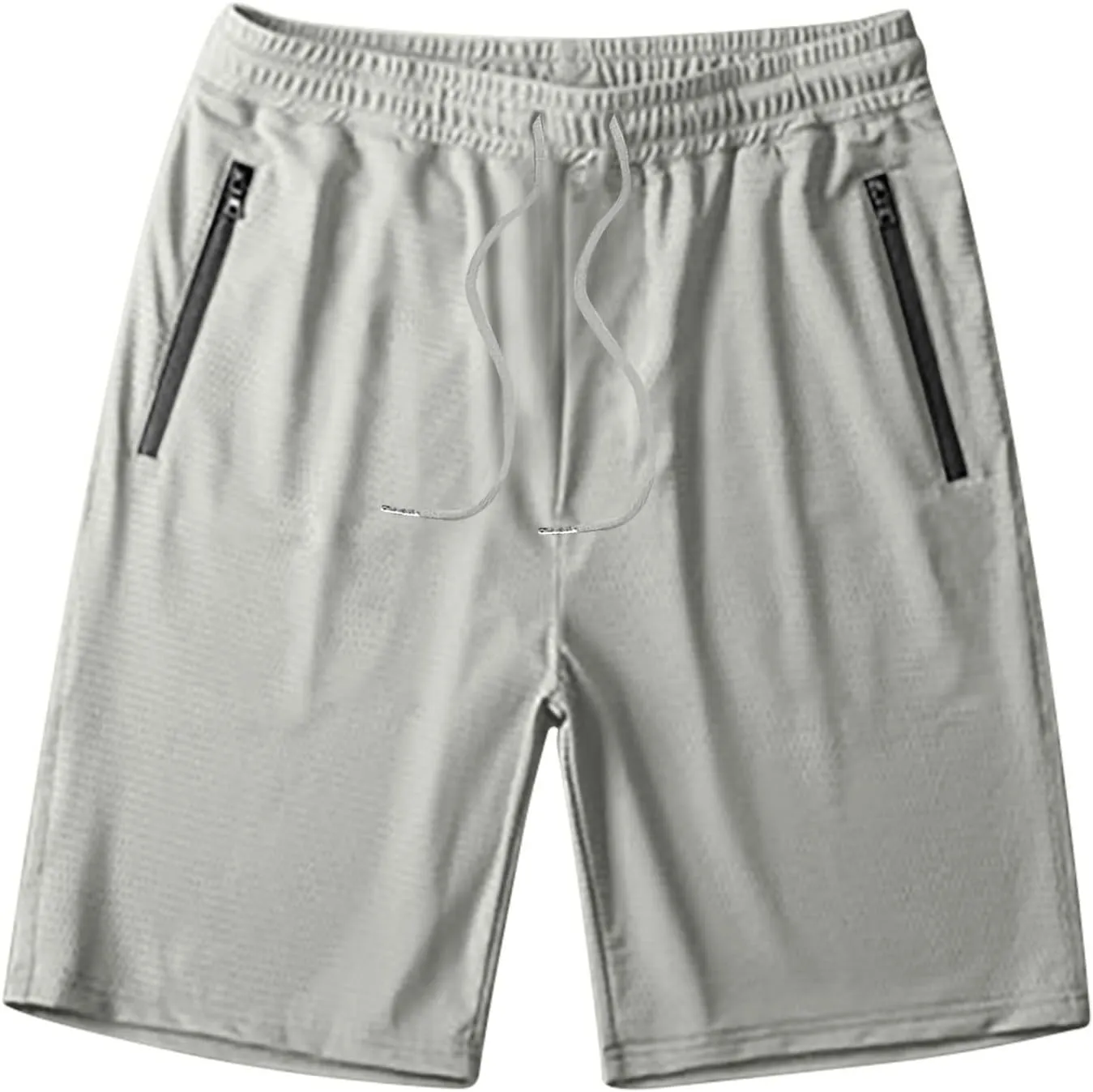 Mens 5" Shorts Athletic Gym Mesh Quick Dry Basketball Shorts with Zippered Pockets for Running Casual Activewear