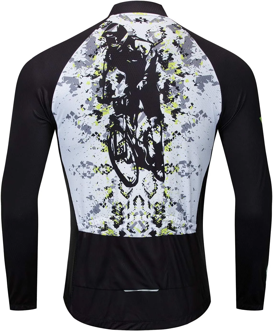 Men's Cycling Jersey Long Sleeve Breathable Biking Shirts Gear Style