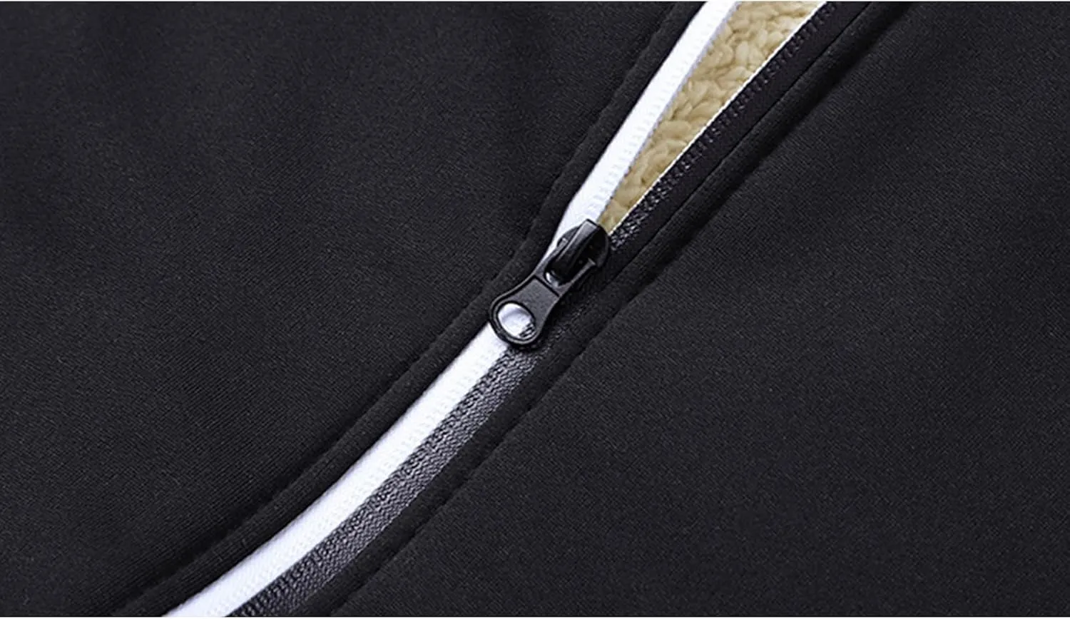 Men's Fleece Lined Hoodie Jacket Sherpa Lining Warm Winter Hooded Coat Zip Up Casual Jacket Cozy Outdoor Wear Coats