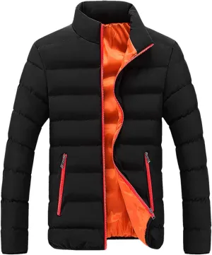 Men's Puffer Jacket Thick Warm Winter Coats Windproof Insulated Jacket Down Coat Outdoor Ski Jacket Parka Jackets