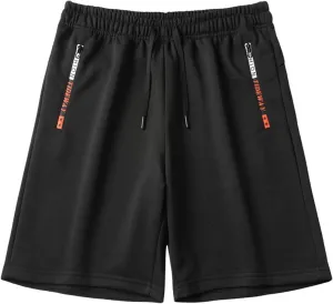 Mens Workout Shorts 5 Inch with Zipper Pockets Athletic Running Quick Dry Short Pants Lightweight Sports Gym Hiking Gear