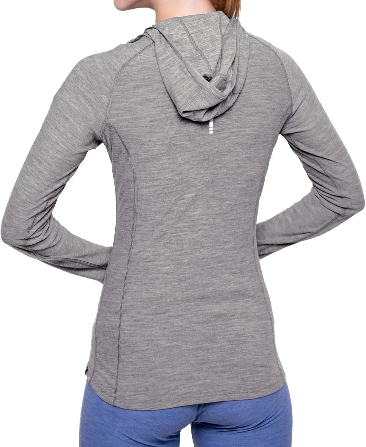 MERIWOOL Women’s Base Layer Hoodie Lightweight Merino Wool Long Sleeve Thermal