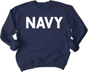 Military Gear Navy Training PT Crewneck Sweatshirt