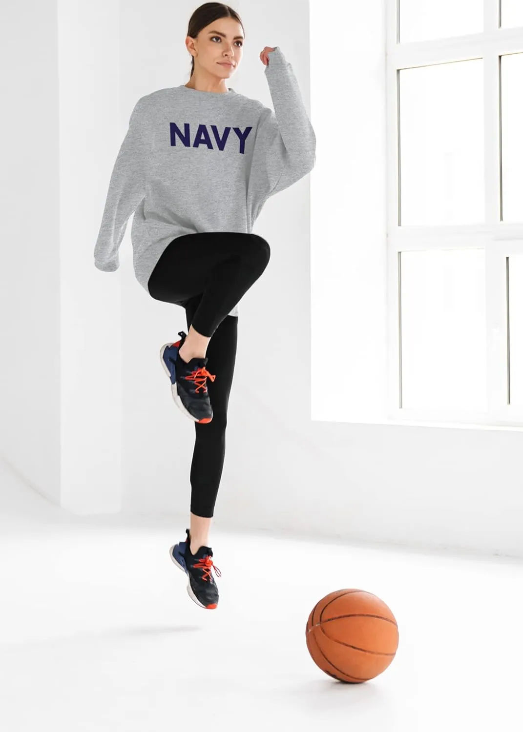 Military Gear Navy Training PT Crewneck Sweatshirt