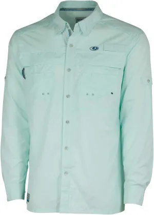 Mossy Oak Men's Long Sleeve Fishing Shirts, Quick Dry with UPF Sun Protection