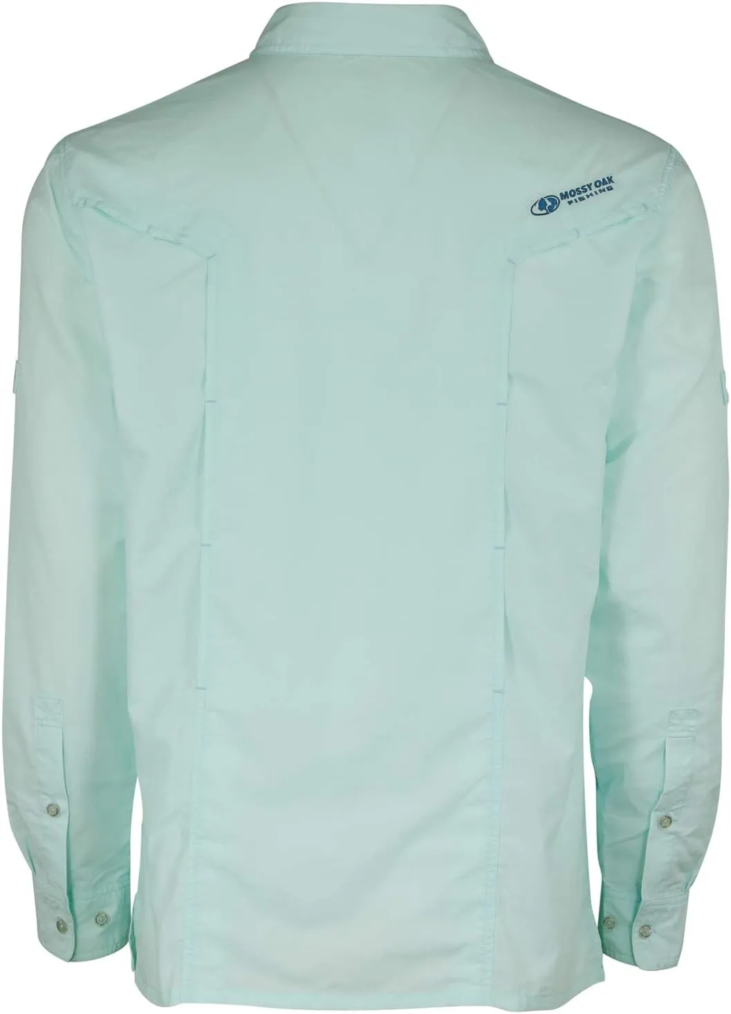 Mossy Oak Men's Long Sleeve Fishing Shirts, Quick Dry with UPF Sun Protection