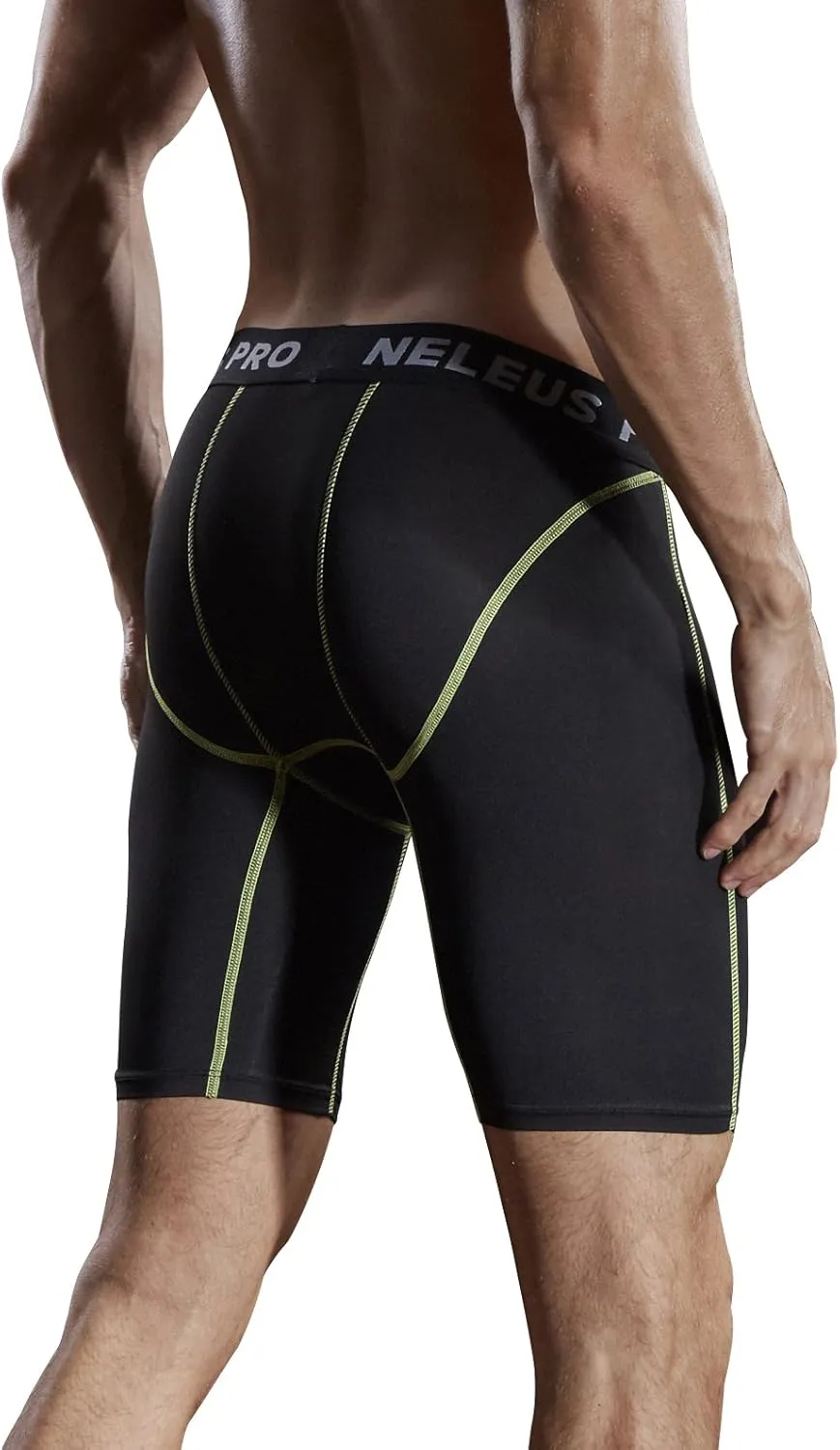 NELEUS 3 or 6 Pack Compression Shorts for Men Spandex Sport Shorts Running Athletic Workout Performance Baselayer Underwear