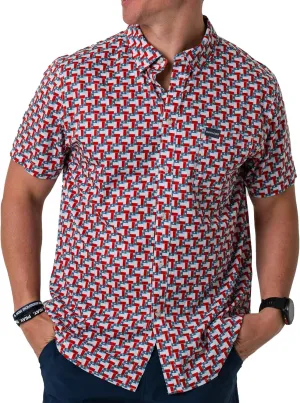 Performance Button Up - Retro Duck Camo