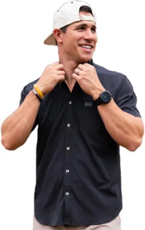 Performance Button Up - Retro Duck Camo