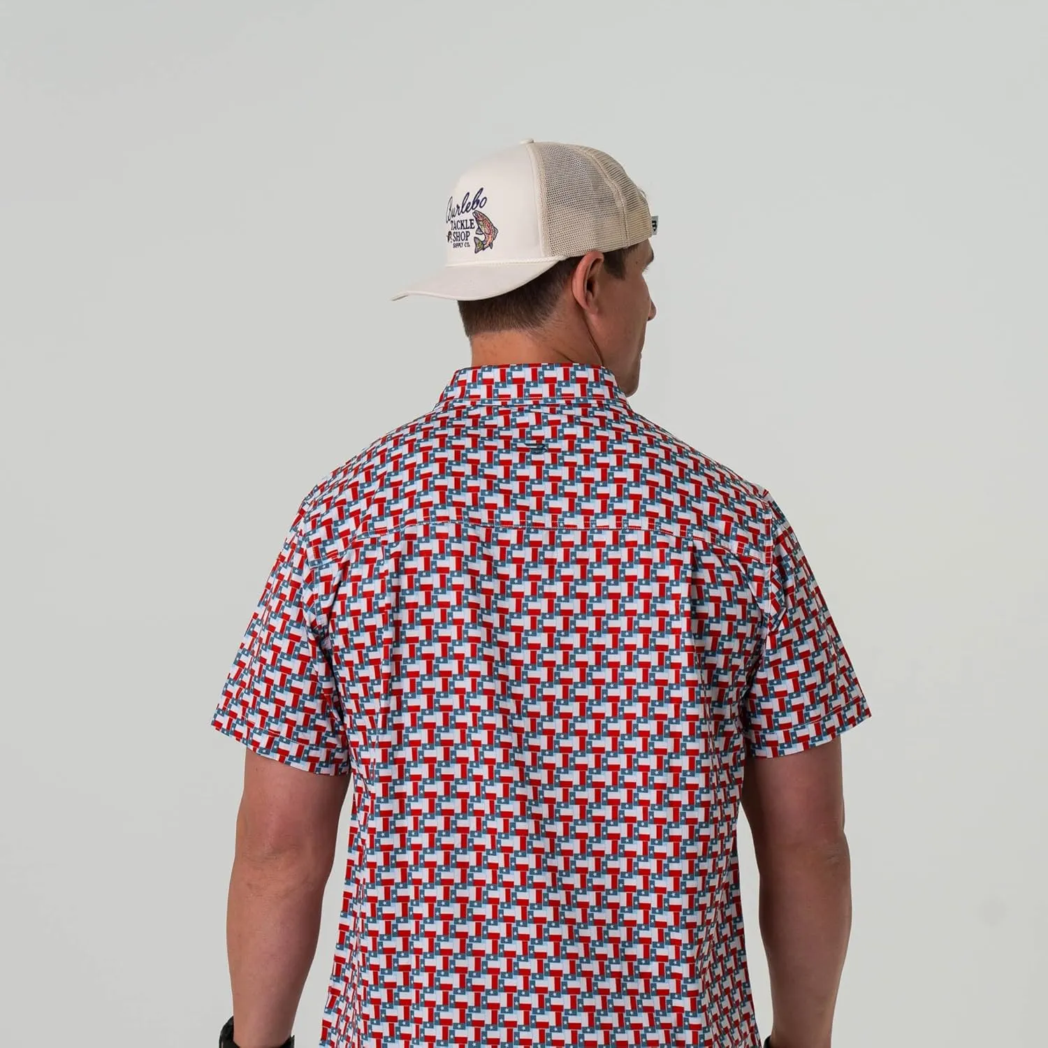 Performance Button Up - Retro Duck Camo