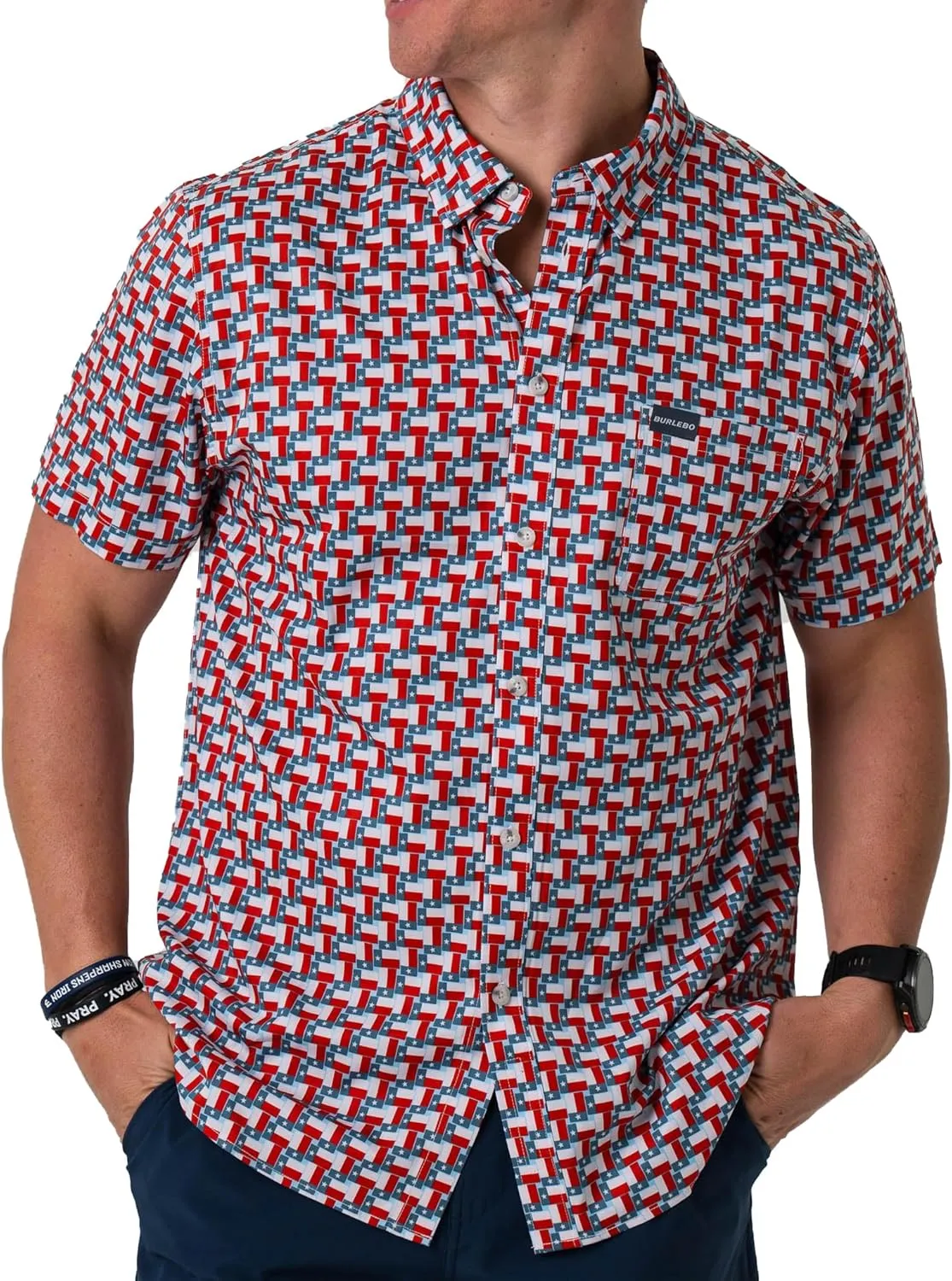 Performance Button Up - Retro Duck Camo