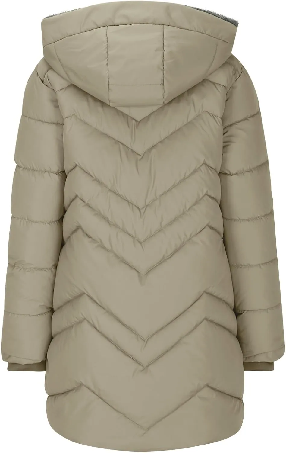 Puffy Winter Puffer Coat for Women Thicken Jacket Waterproof Warm Maxi down Jacket Faux Fur Parka with Hood down Coat