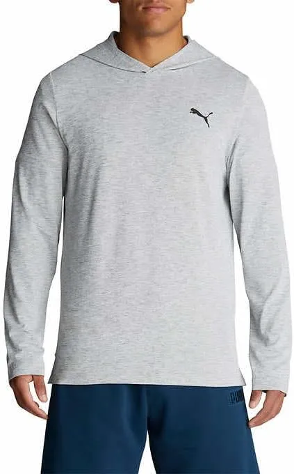 PUMA Men’s Performance Hoodie (Gray, XL)