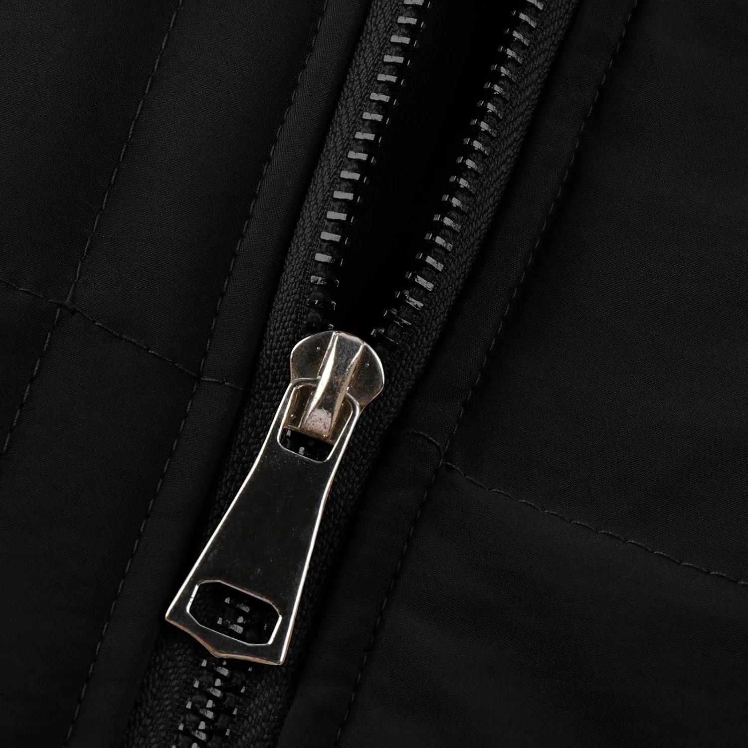 Quilted Jackets for Women Zip Up Plus Size Long Sleeve Coat Lightweight Puffer Jackets Loose Fit Winter Warm Outwear