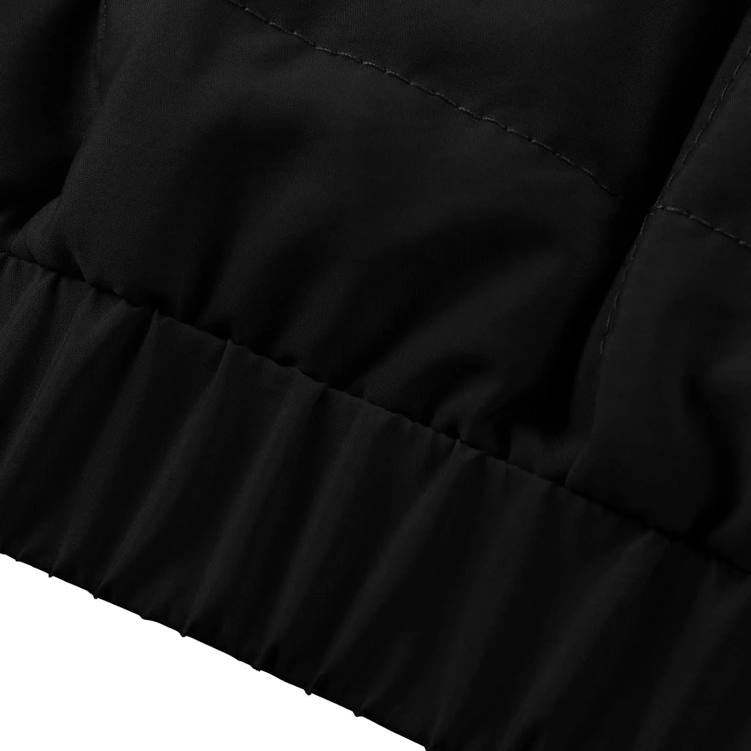 Quilted Jackets for Women Zip Up Plus Size Long Sleeve Coat Lightweight Puffer Jackets Loose Fit Winter Warm Outwear