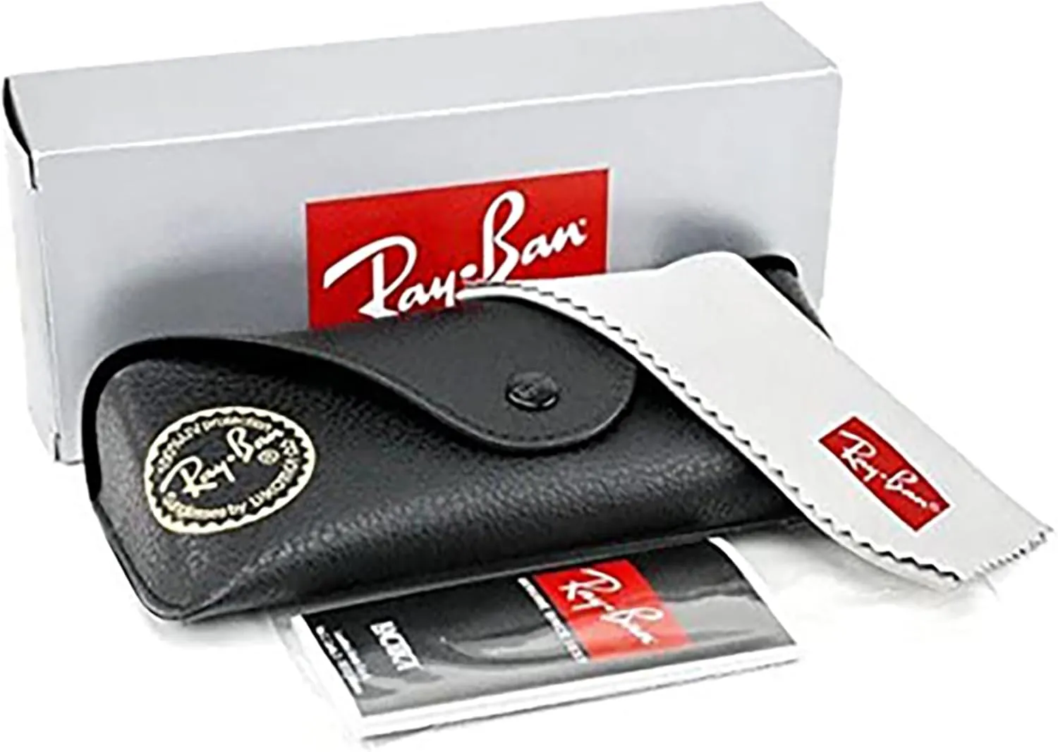 Ray-Ban RB4385 Rectangular Sunglasses for Men   BUNDLE With Designer iWear Complimentary Eyewear Kit