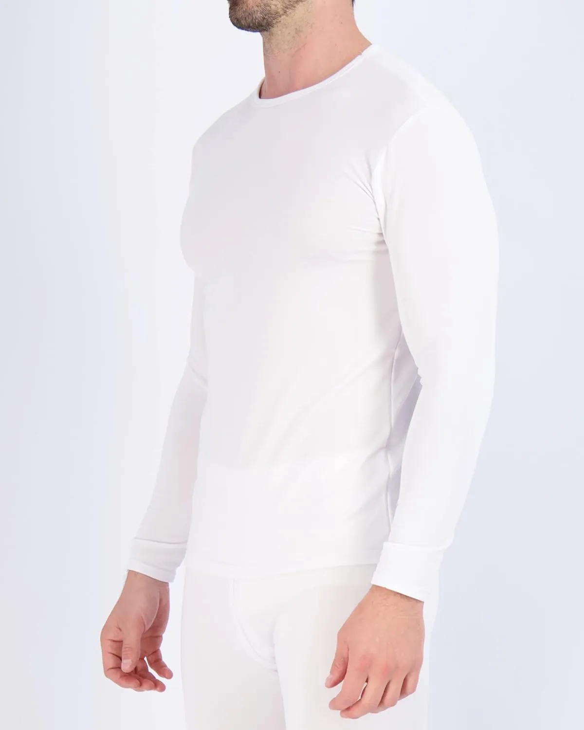 Real Essentials 4 Piece: Men's Thermal Underwear Sets - Long Sleeve Top & Bottom Fleece Long Johns (Available in Big & Tall)