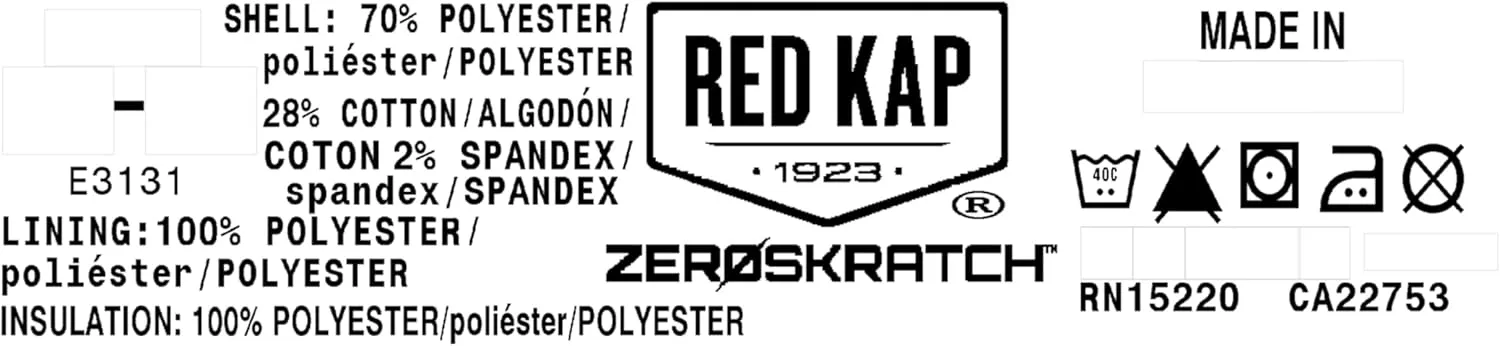 Red Kap Men's Performance Crew Jacket