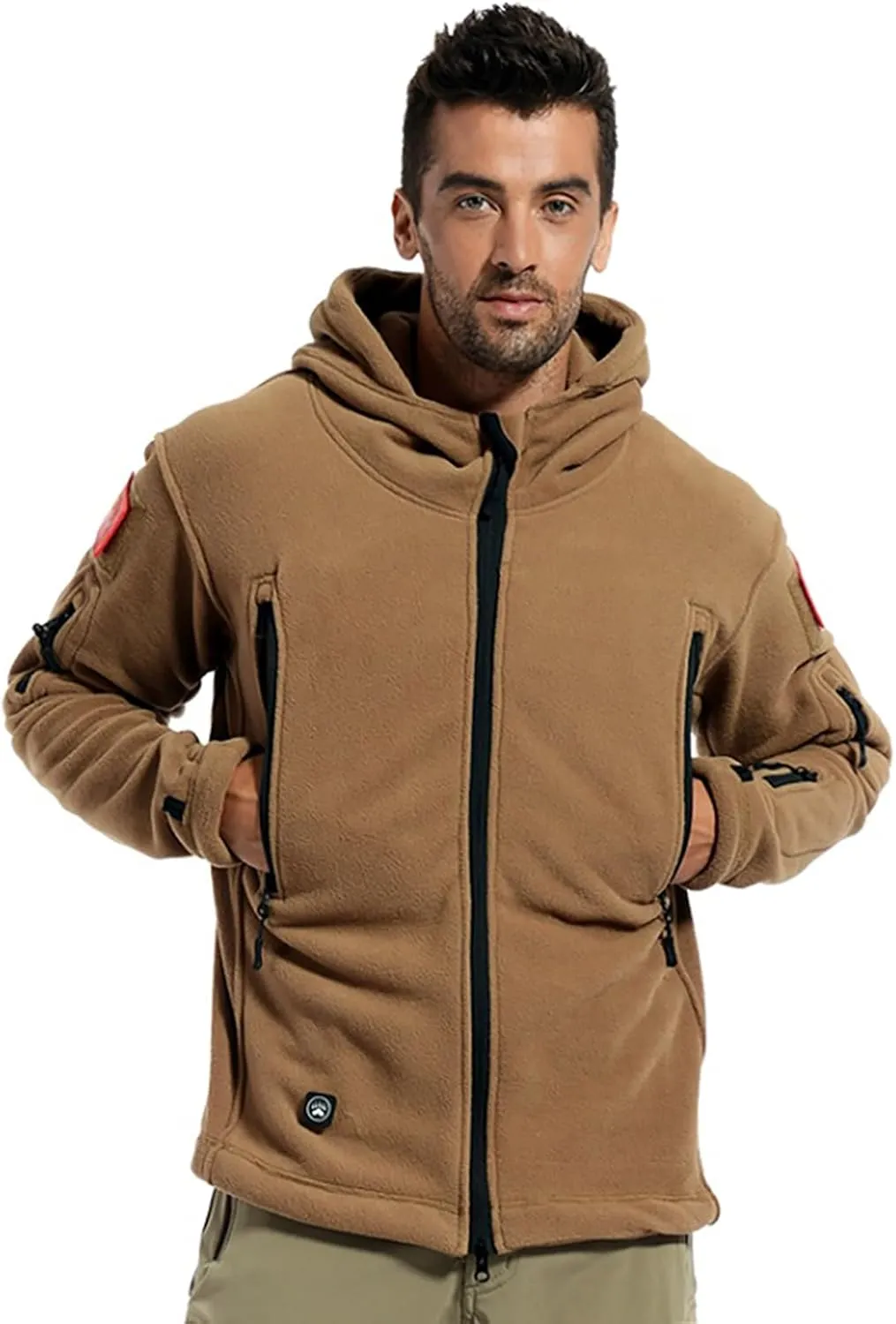 ReFire Gear Men's Warm Military Tactical Sport Fleece Hoodie Jacket