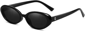 Ridering Retro Oval Sunglasses for Women and Men,Vintage Cat Eye Sunglasses UV Protection for Outdoor Wear
