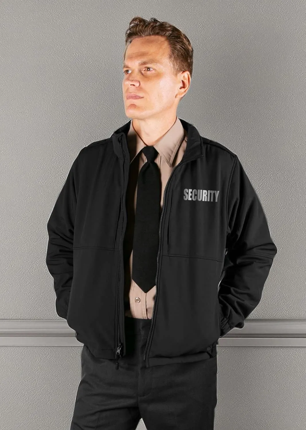 RYNO GEAR Men's Tactical Security Soft Shell Jacket
