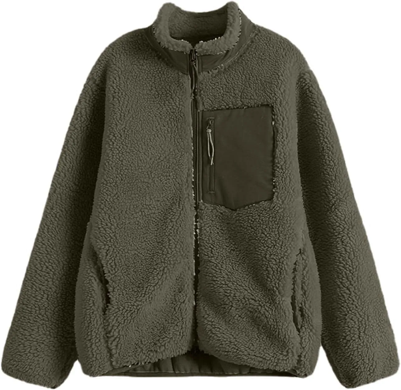 SHAOBGE Cute Coats Women's Autumn And Winter Fashion Windproof Fleece Jacket Warm Fleece Coat Womens Long Winter Coats