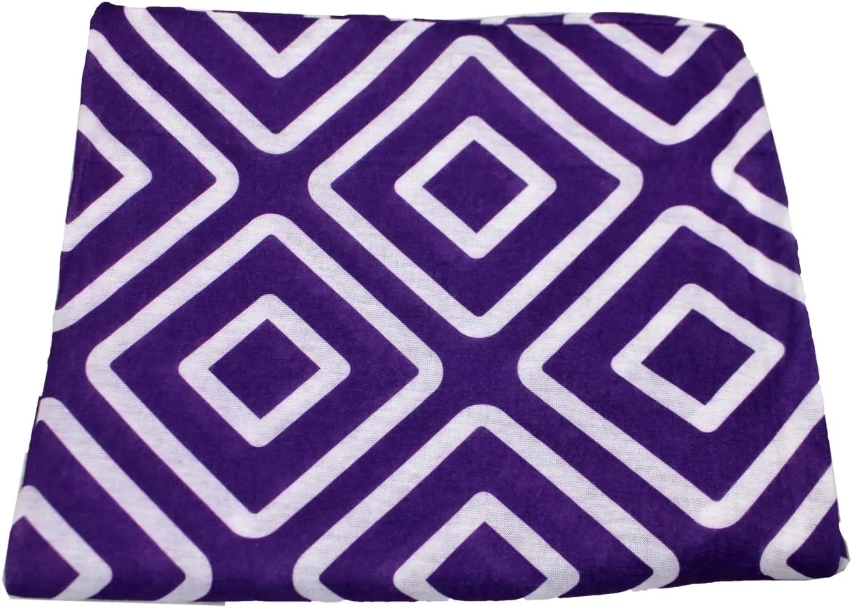 Shop Women's Infinity Scarf with Zipper Pocket, Geometric Pattern