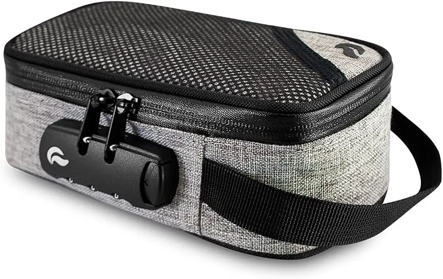 Sidekick Smell Proof Case w/Combo Lock - SK9 Premium odorless Technology (Khaki)