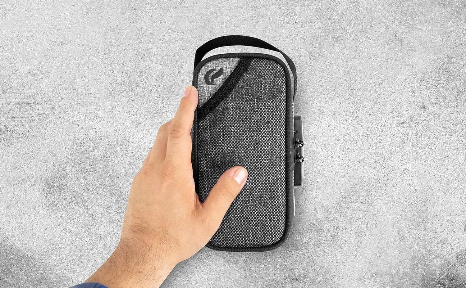 Sidekick Smell Proof Case w/Combo Lock - SK9 Premium odorless Technology (Khaki)