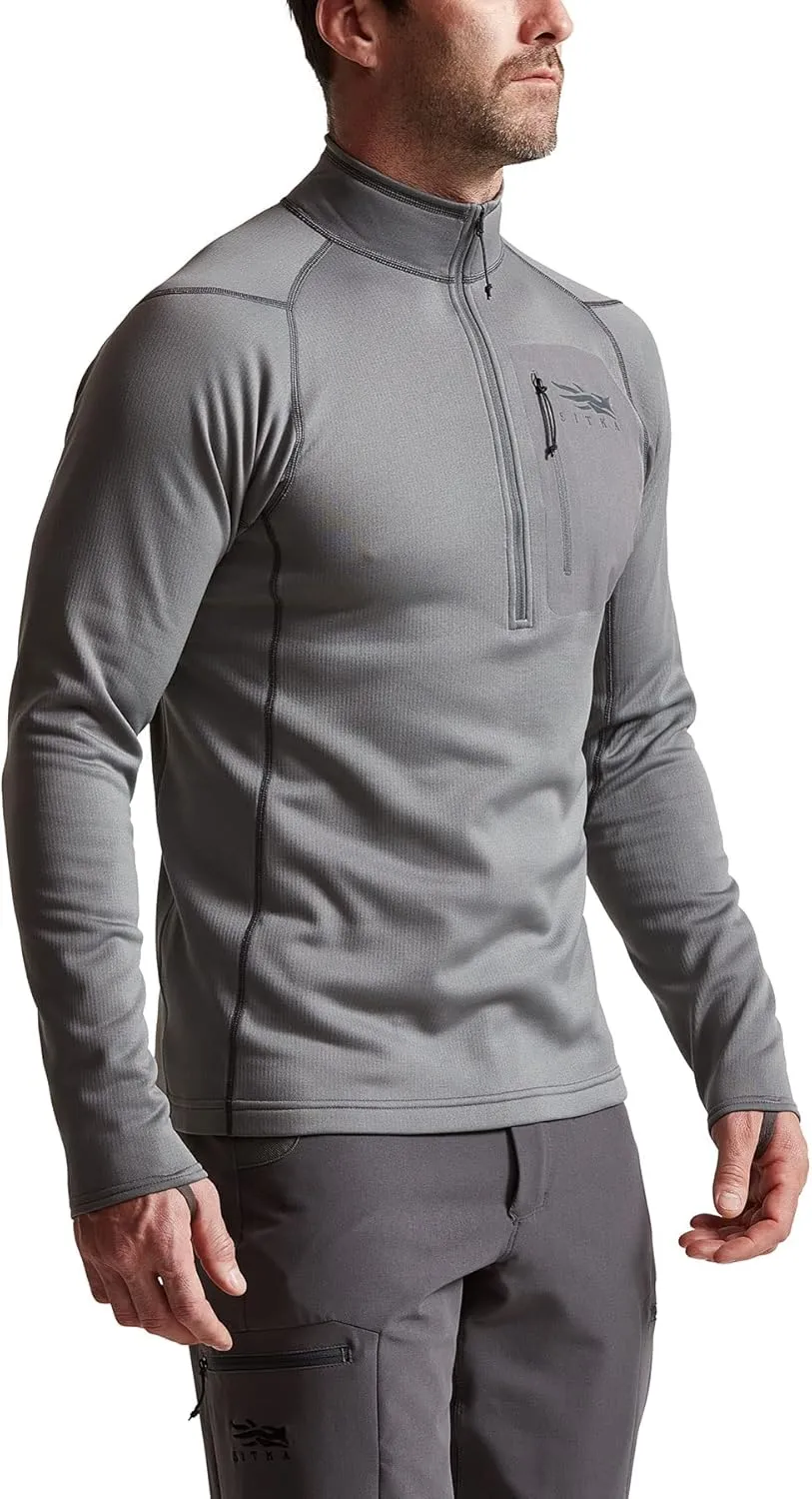 SITKA Gear Men's Core Midweight Zip-t Long Sleeve Hunting Shirt