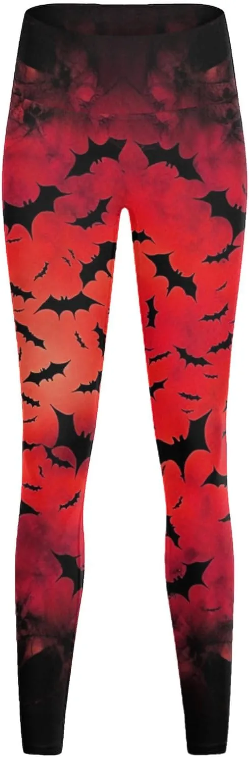 Skinny Pant Cute Halloween Leggingss Leggings for Women Butt Lift Halloween Costume Halloween Spooky Sexy Tights