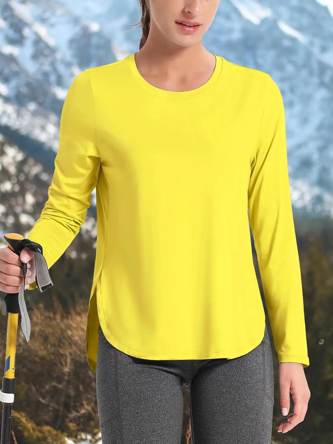 TACVASEN Women's Sun Shirts Long Sleeves Quick Dry Lightweight UPF 50  Workout Tops for Summer Outdoor Wear