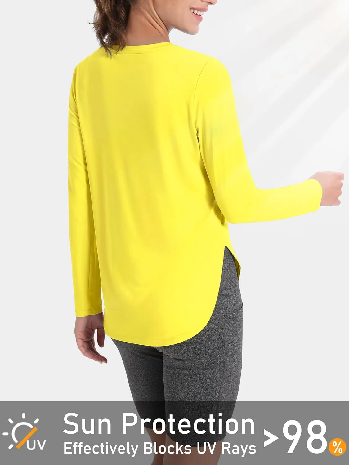 TACVASEN Women's Sun Shirts Long Sleeves Quick Dry Lightweight UPF 50  Workout Tops for Summer Outdoor Wear