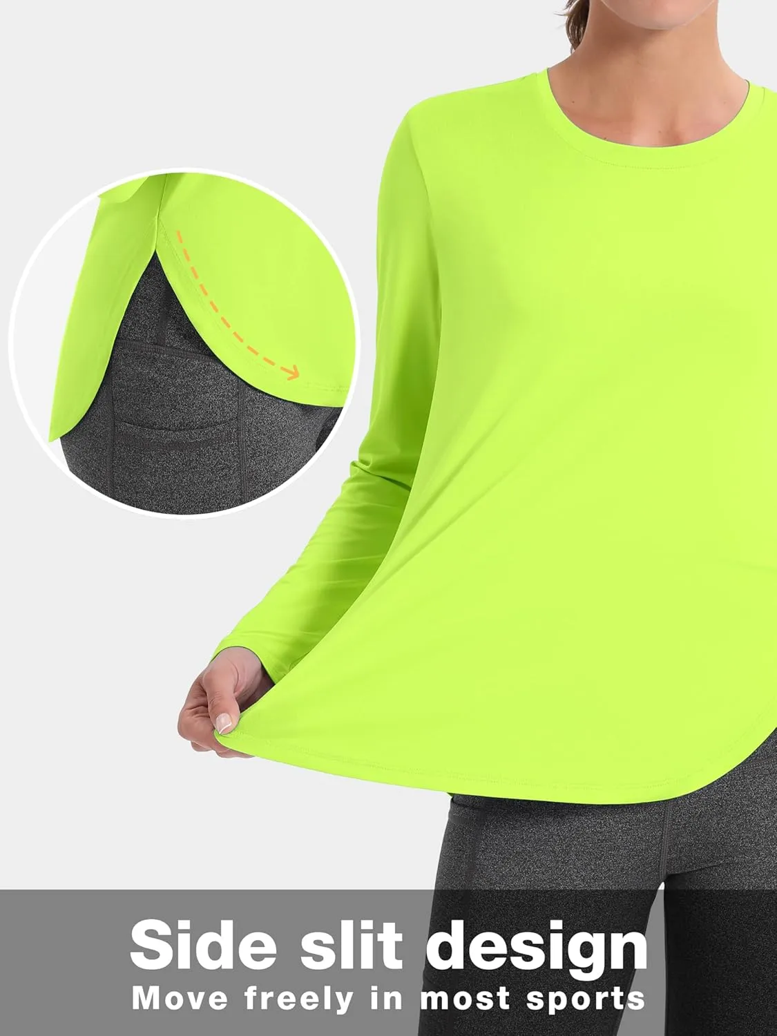 TACVASEN Women's Sun Shirts Long Sleeves Quick Dry Lightweight UPF 50  Workout Tops for Summer Outdoor Wear