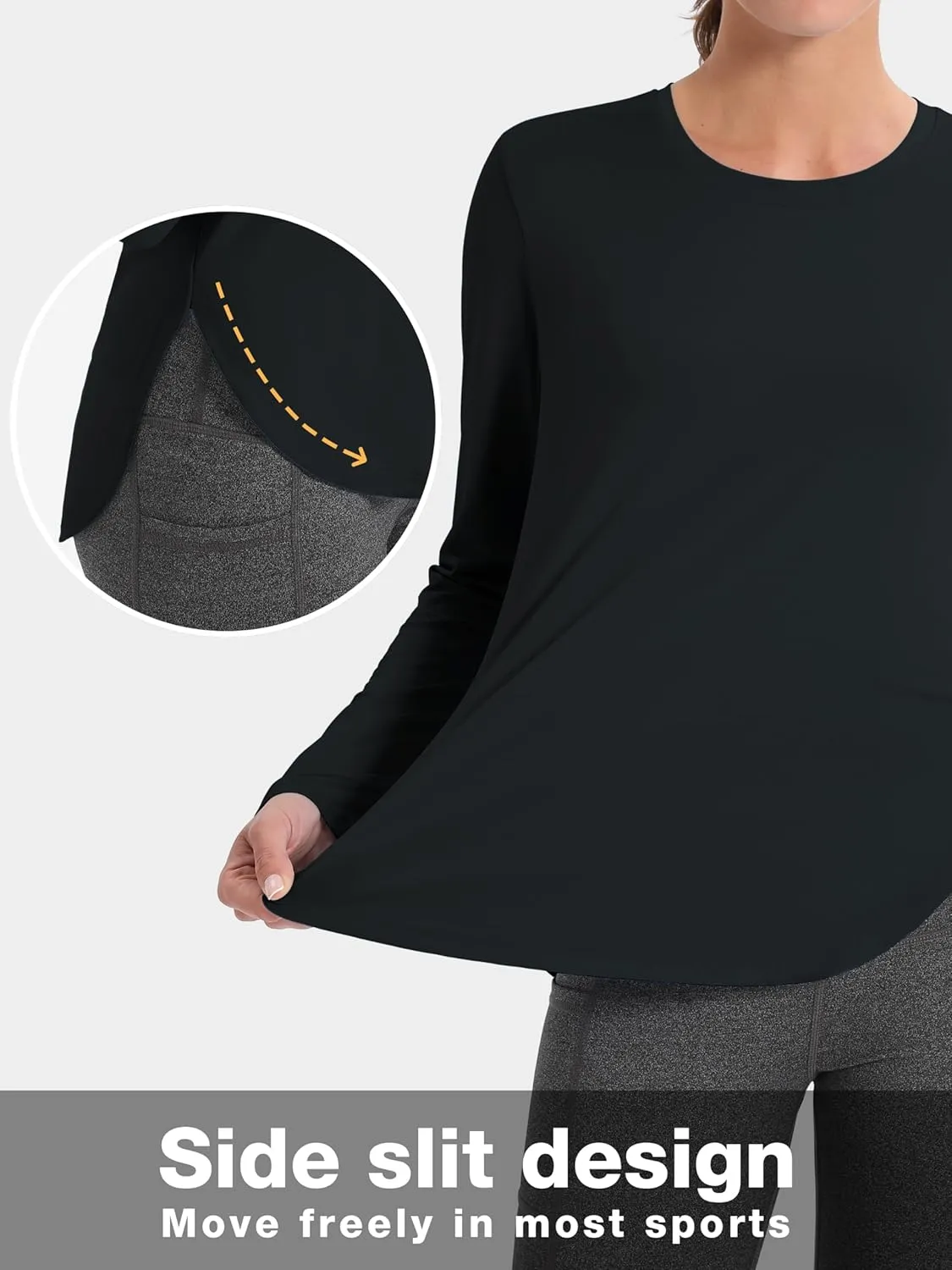 TACVASEN Women's Sun Shirts Long Sleeves Quick Dry Lightweight UPF 50  Workout Tops for Summer Outdoor Wear