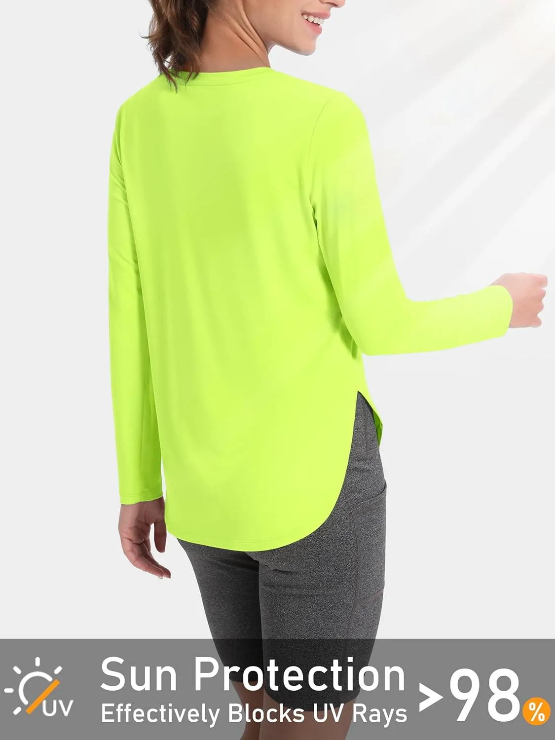 TACVASEN Women's Sun Shirts Long Sleeves Quick Dry Lightweight UPF 50  Workout Tops for Summer Outdoor Wear