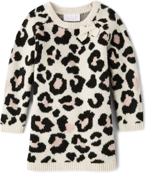 The Children's Place Baby and Toddler Girls' Long Sleeve Sweater Dress