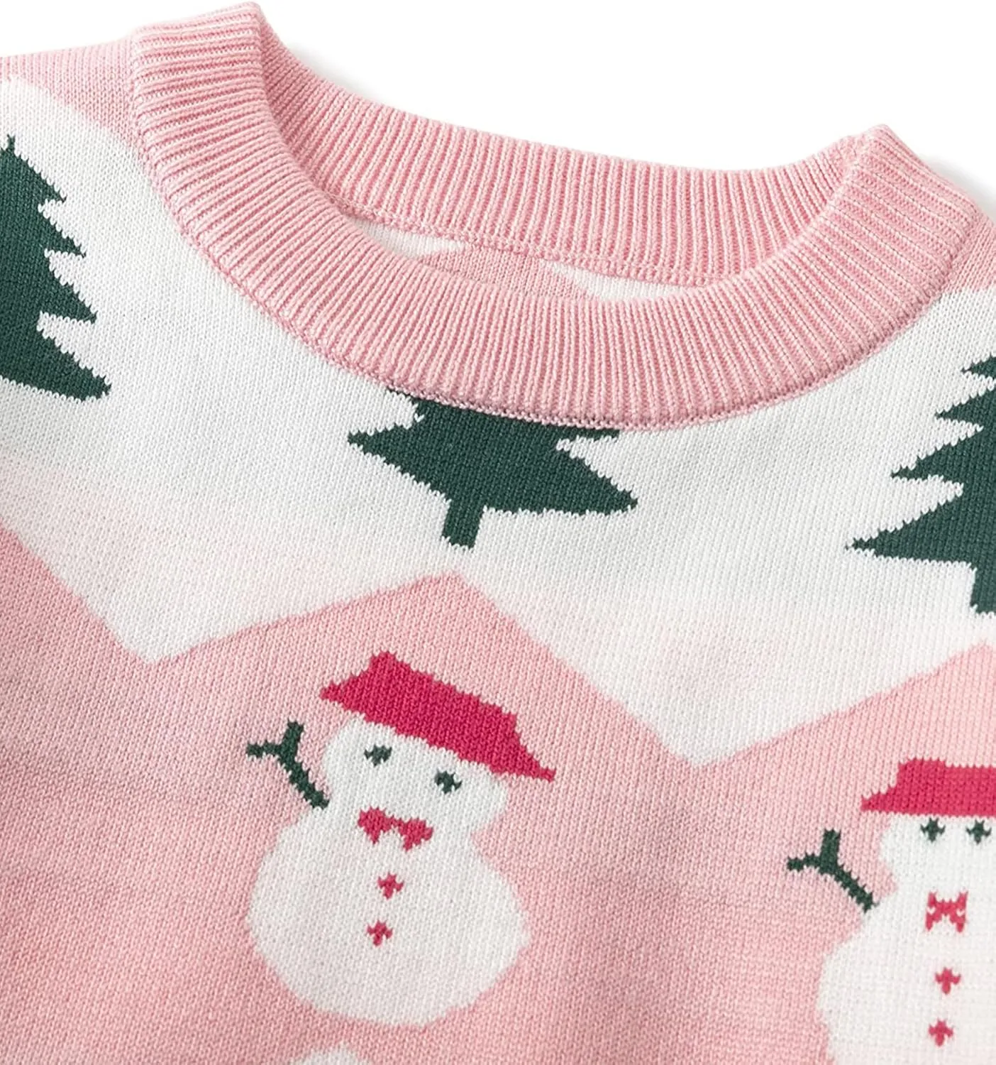Toddler Boy Girl Sweatshirt Christmas Kids Knit Sweatshirt Pullover Sweater elk Tops Warm Deer Tees 1-6T Red